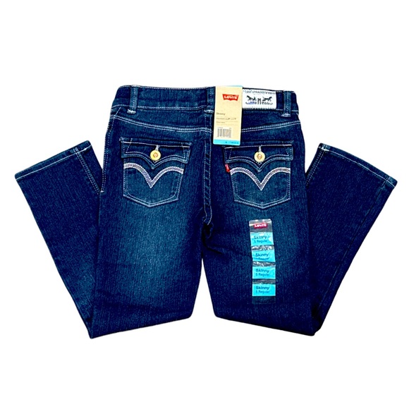 LEVI’S PREMIUM STRETCH DENIM SKINNY FIT ADJUSTABLE JEANS - Picture 4 of 5